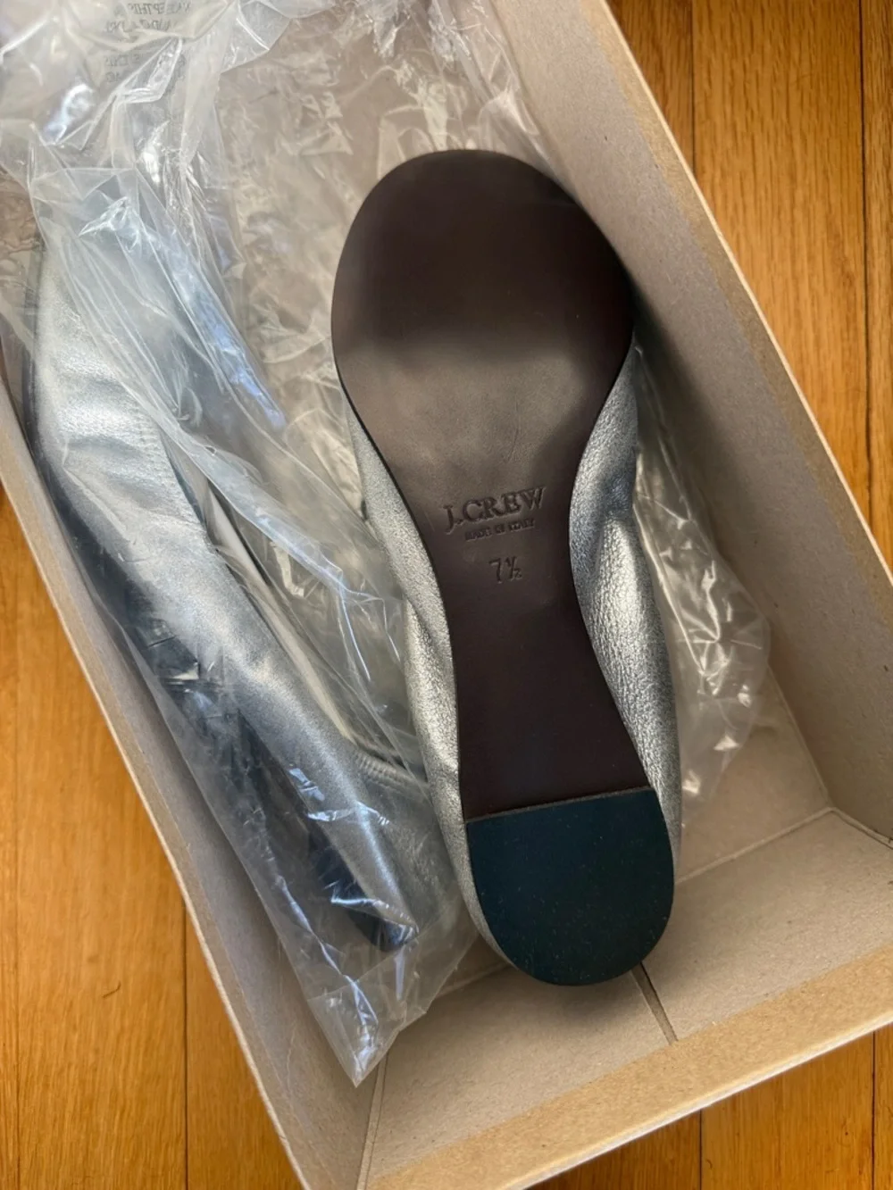 Vintage Italian new with box Marsala ballet flats sz 7.5